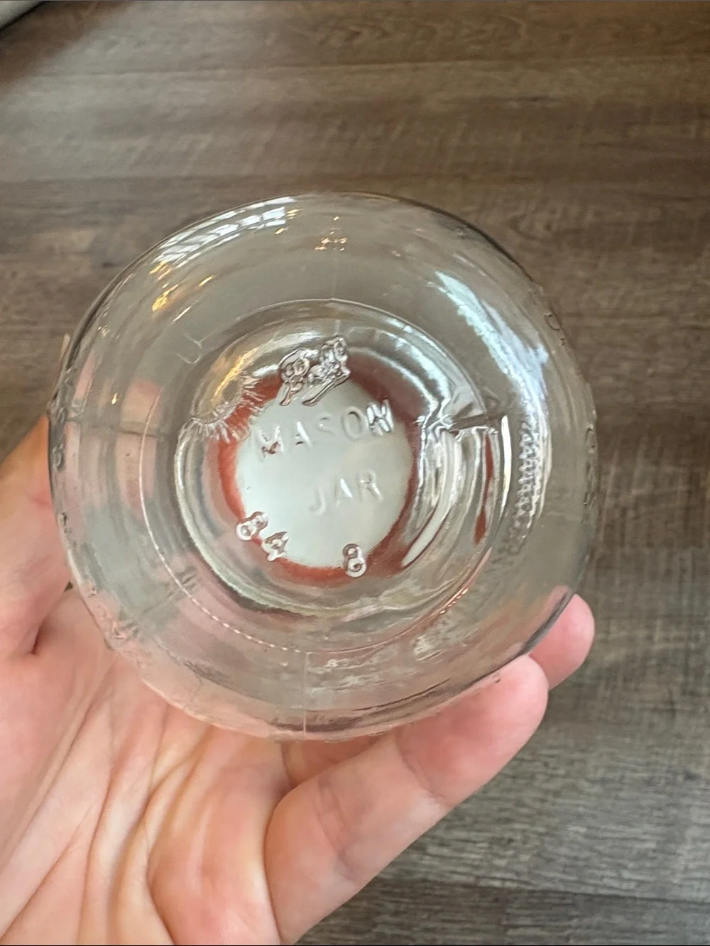 Vintage Ball Jar Glass “Half Pint” Mason Jar with Lid 90s Set of 4 READ